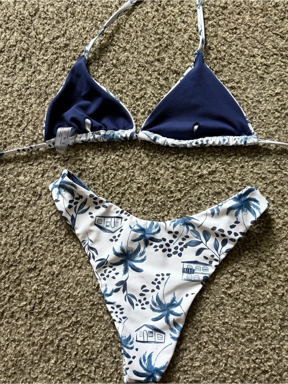 Shein tropical bikini set Worn
